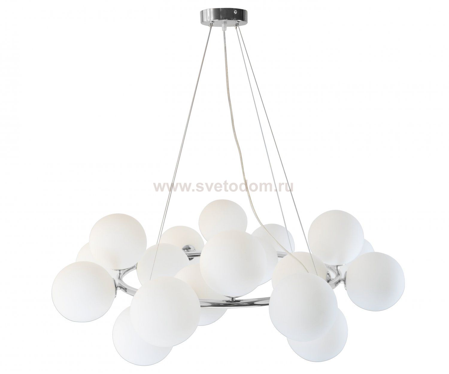 07508-20,02 Люстра Сида хром d86 h120 E14 20*40W Kink light