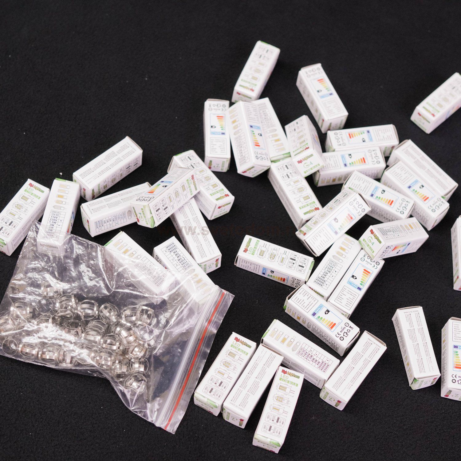 Люстра ВЕТТА золото (прозрачные плафоны) d72 h57 G4 72W (Led лампы в комплекте, 4000K) Kink light 07521-36,33