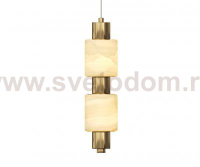 Kink Light 07526-1A,36 Подвес Алос латунь d10 h200 Led 8W (3000K)