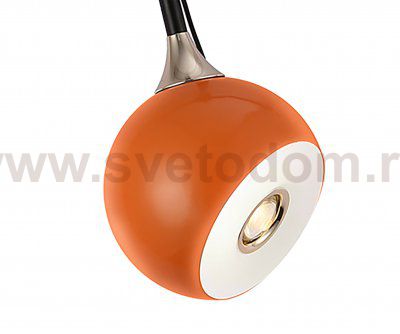 Kink Light 07529-1A,09 Подвес Тимо оранжевый d12 h165 Led 8W (4000K) с лифтом