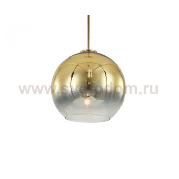07565-20,33 Подвес Восход прозрачный/золото d20 h200 E27 1*40W Kink light