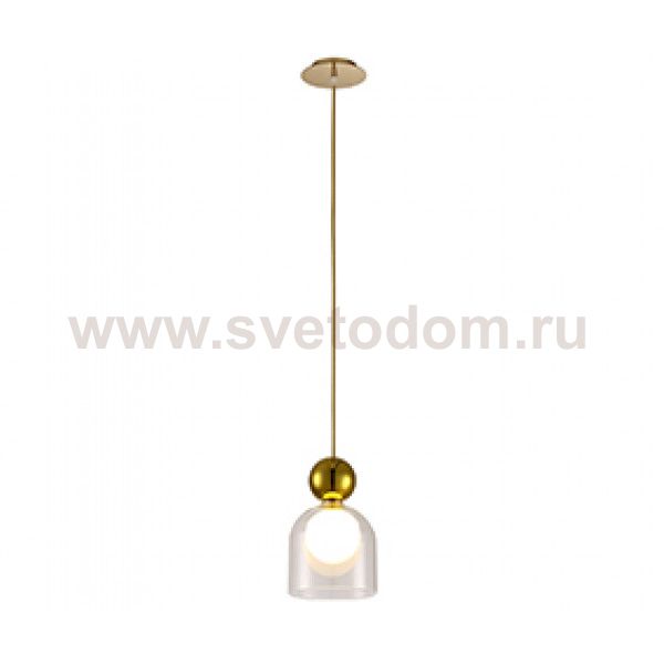 07567,21-33 Подвес Дана прозрачный d16 h120 G9 1*5W (Led лампа в комплекте, 3000К) Kink light