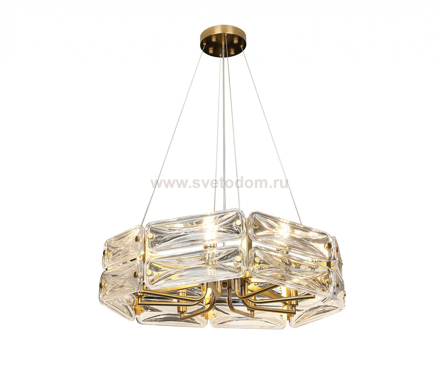 07598-68,36 Люстра Тира латунь d68