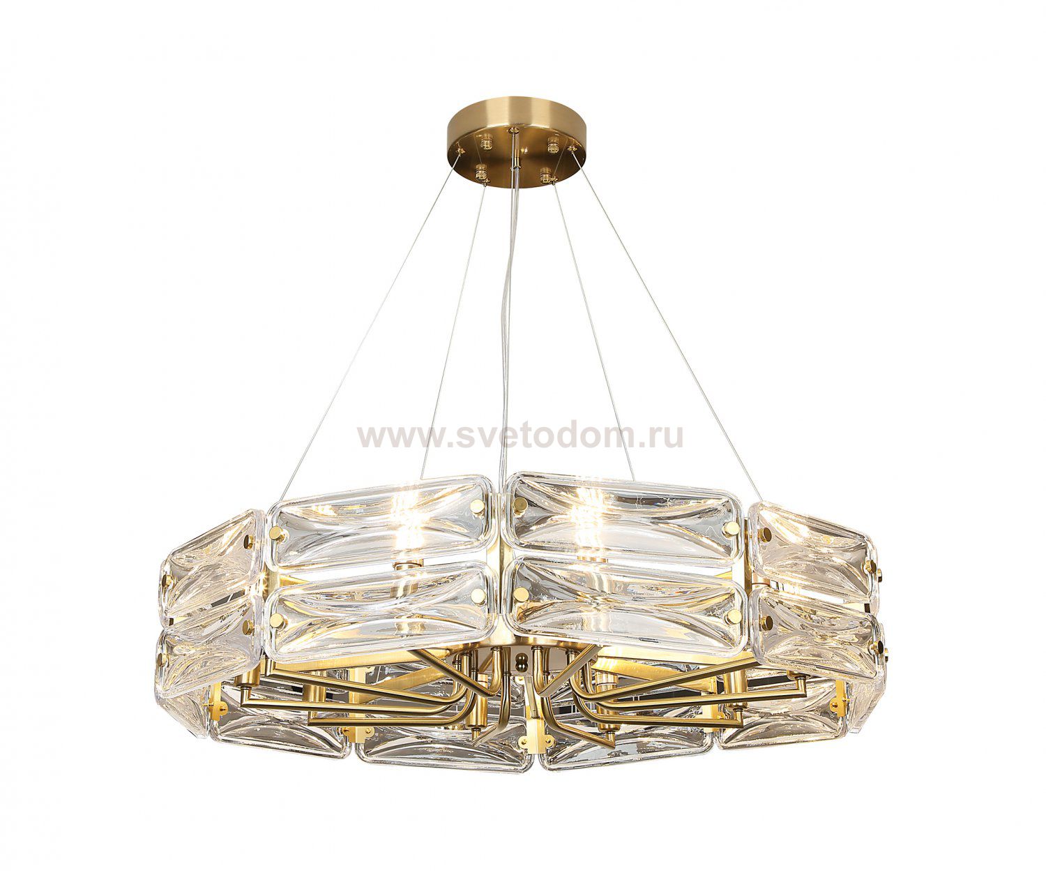 07598-80,36 Люстра Тира латунь d80