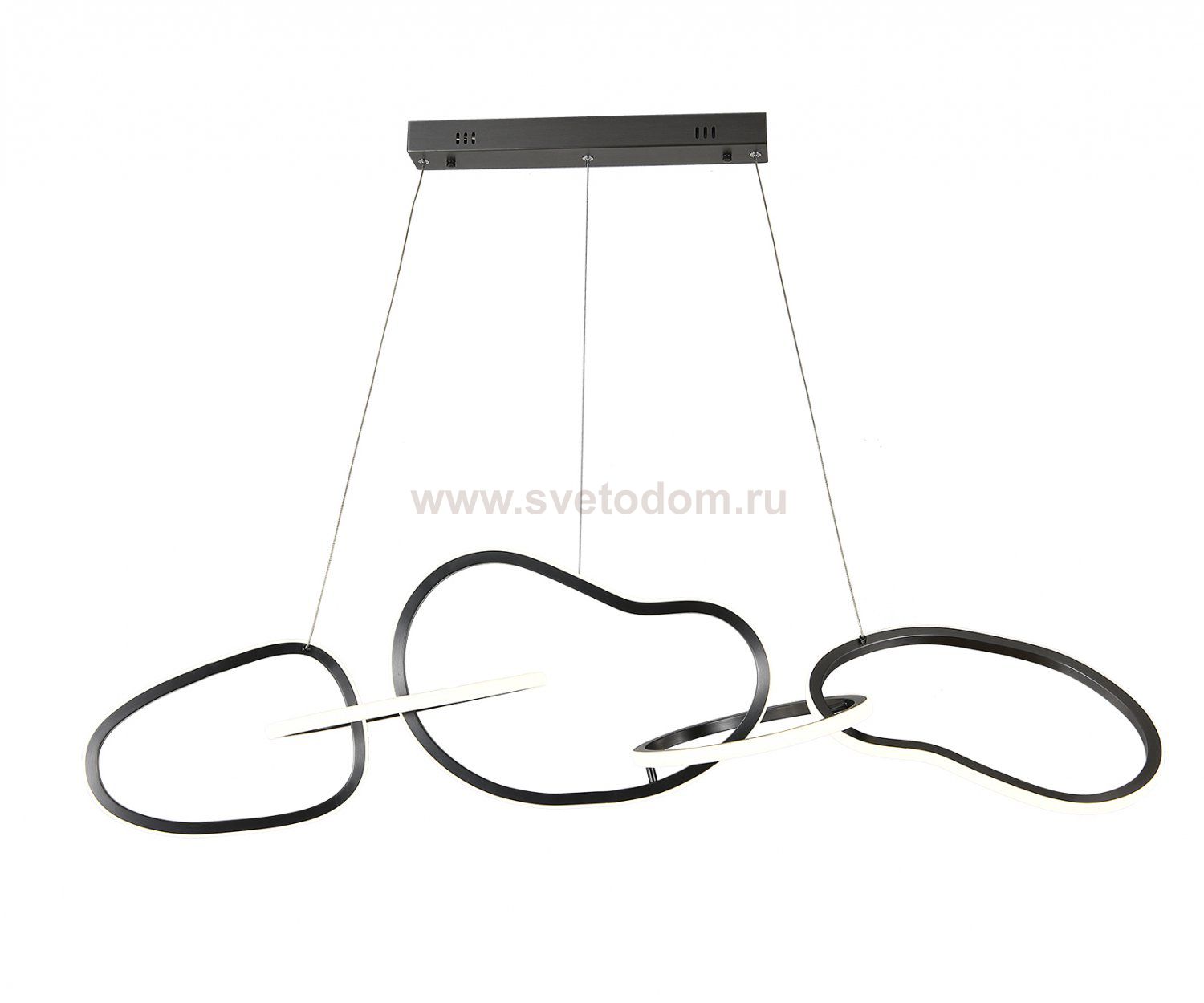 Kink Light 07609-5AL,12 Подвес Сена матовый никель w120*29 h150 Led 100W (4000K)