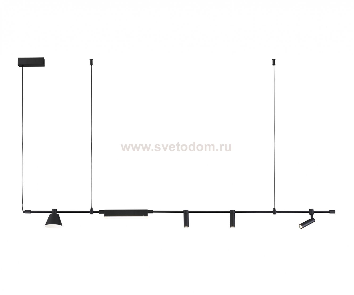 Kink Light 07616-180L,19 Подвес Ристо черный w180*12 h160 Led 25W (4000K)