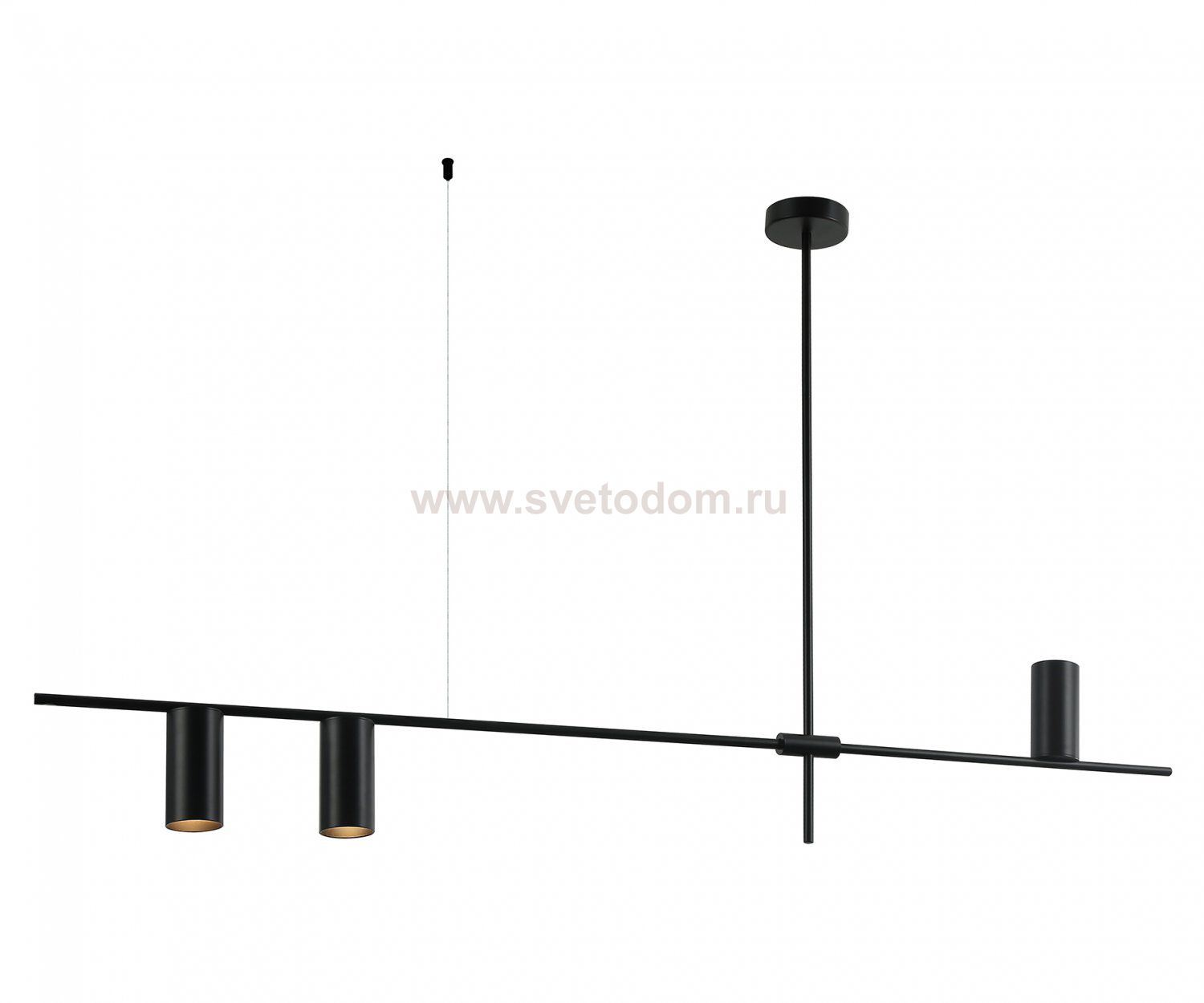 Kink Light 07621-3,19 Люстра Рия черный w126*6 h85/55/45 GU10 3*10W