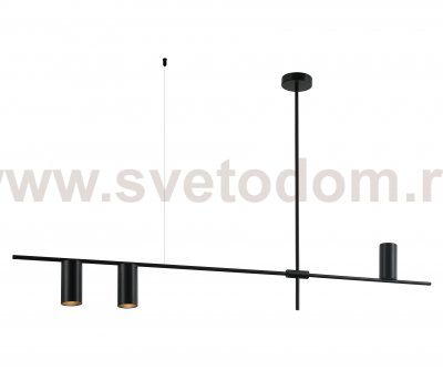 Kink Light 07621-3,19 Люстра Рия черный w126*6 h85/55/45 GU10 3*10W