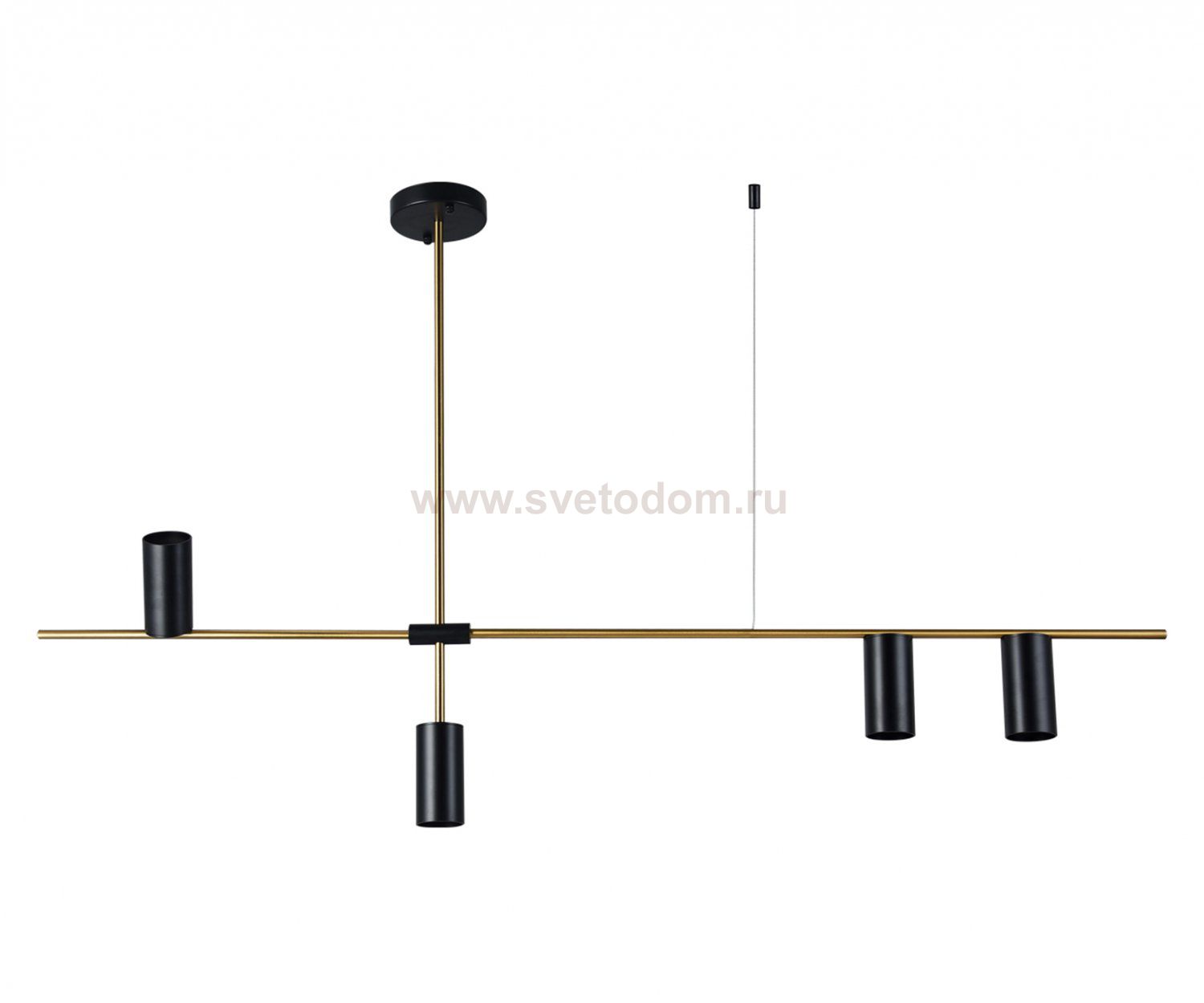 Kink Light 07621-4,19(20) Люстра Рия черный/бронза w126*6 h96/66/56 GU10 4*10W