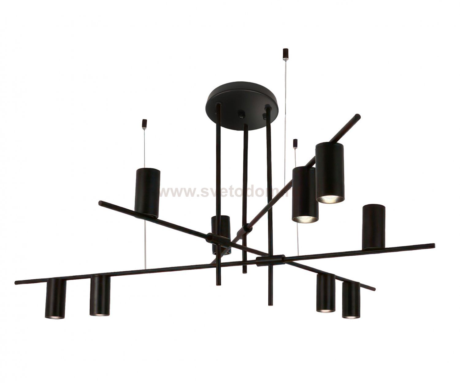 Kink Light 07621-9,19 Люстра Рия черный w125*125 h60 Gu10 9*10W