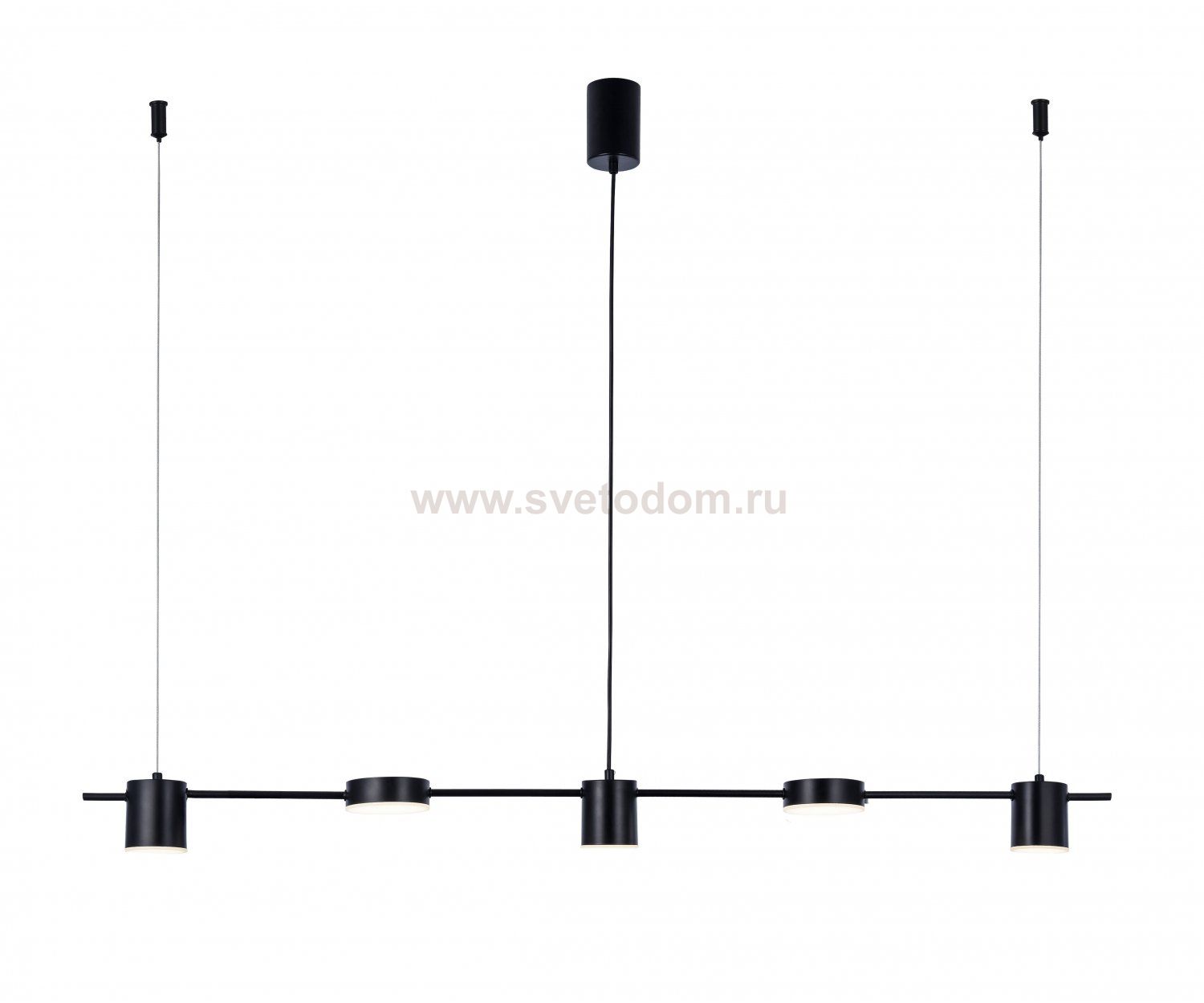 07624-5,19 Люстра Карин черный w120*8,5 h120 Led 5*6W (4000K) Kink light