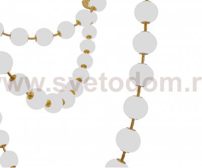 Kink Light 07627-3S,20 Комплект подвесных светильников Мони бронза(комплект 3 подвеса 10L, 15L, 20L)  Led 270W (4000K) (белые матовые плафоны)