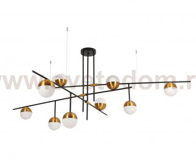 07636-9,20 Люстра Навия черный/бронза w200*170 h85 G9 9*5W (Led) Kink light