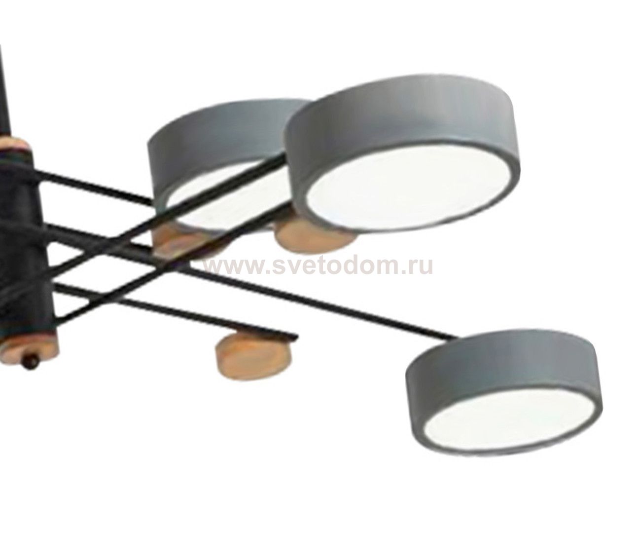 Kink Light 07648-6,16(4000K) Люстра Рапис серый Led 96W