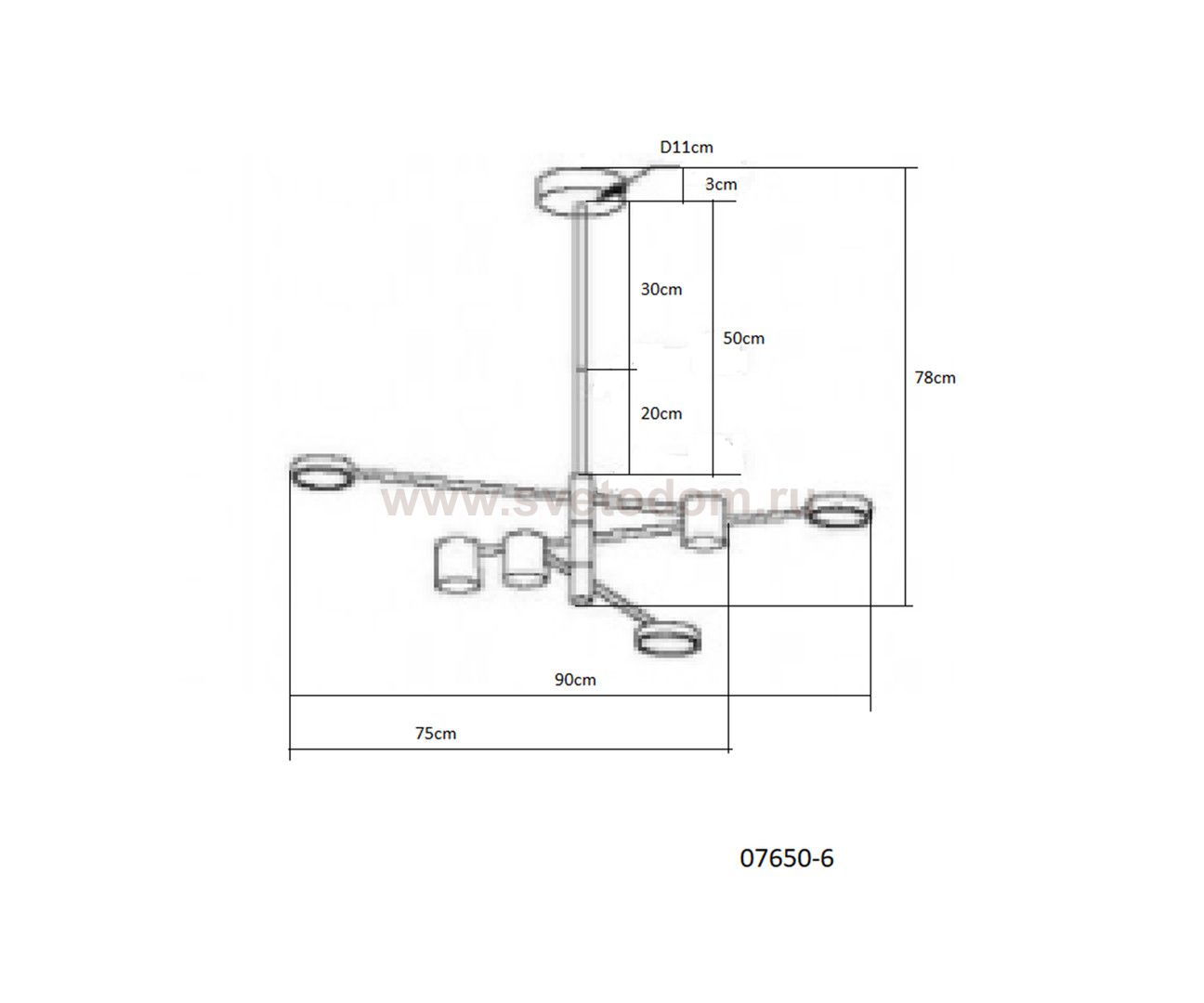 Светильник Kink Light 7650-6,33 (3000Рљ) 