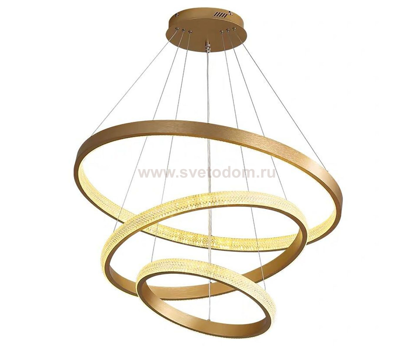 07663,33 Подвес Селена золото 80+60+40 h150 Led 112W(4000K) Kink light