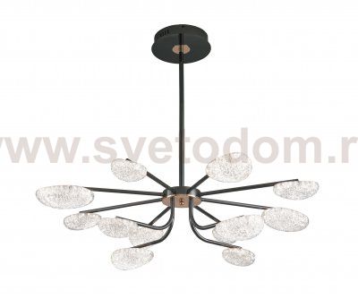 07693-12PA,29 Люстра димм. Юнни черный жемчуг
