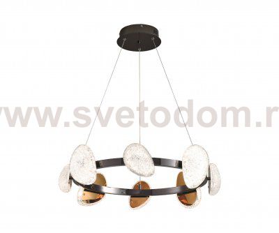 07693-8A,29 Люстра димм. Юнни черный жемчуг