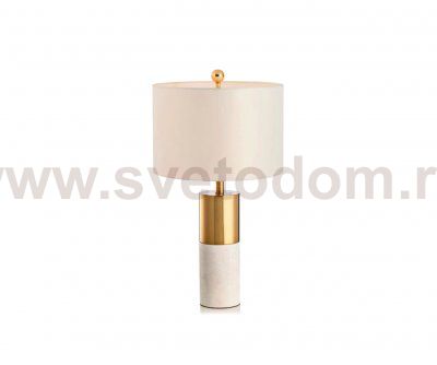 Kink Light 07700-1T,01-20(01) Настольная лампа Тайла белый/бронза d30 h52 E27 1*40W
