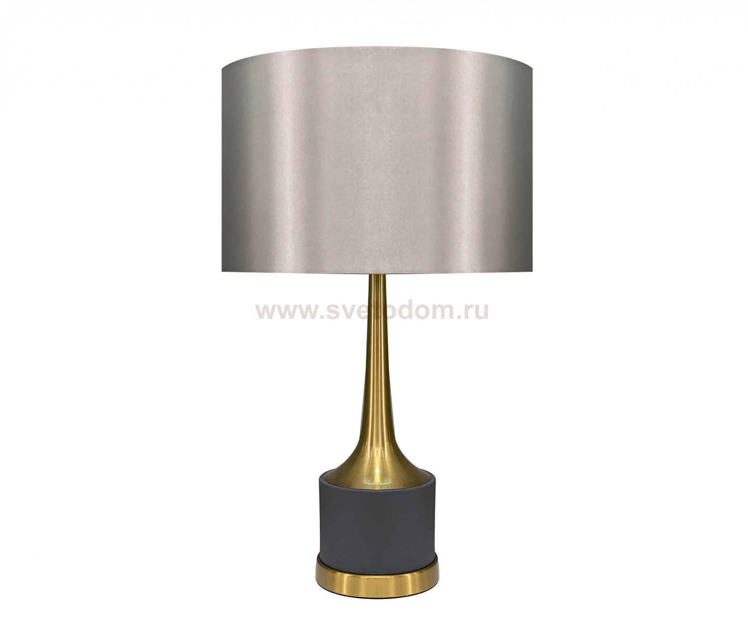 Kink Light 07705-T,16-20(16) Настольная лампа Хайли серый/бронза d38 h64 E27 1*40W