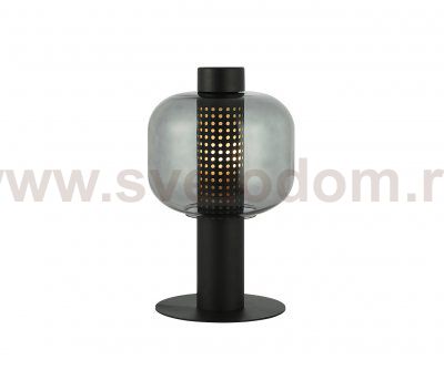 Kink Light 07710-T,19(16) Настольная лампа Гефо черный/серый d26 h41 E27 1*40W
