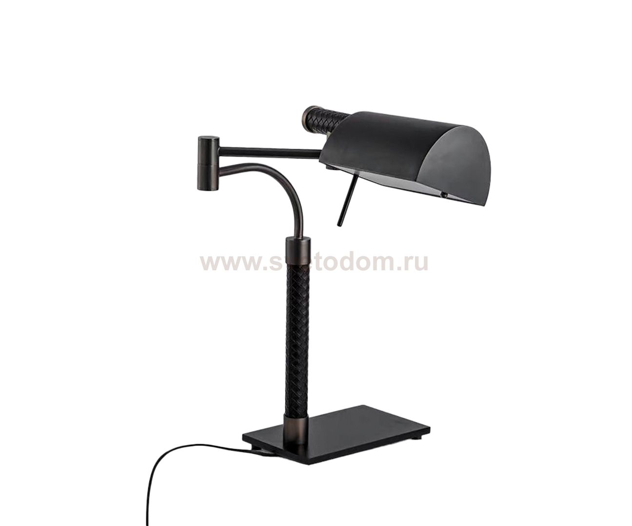 Kink Light 07718-T,19 Настольная лампа Джиона черный d47 h55 E27 1*40W