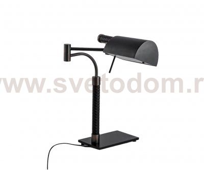 Kink Light 07718-T,19 Настольная лампа Джиона черный d47 h55 E27 1*40W