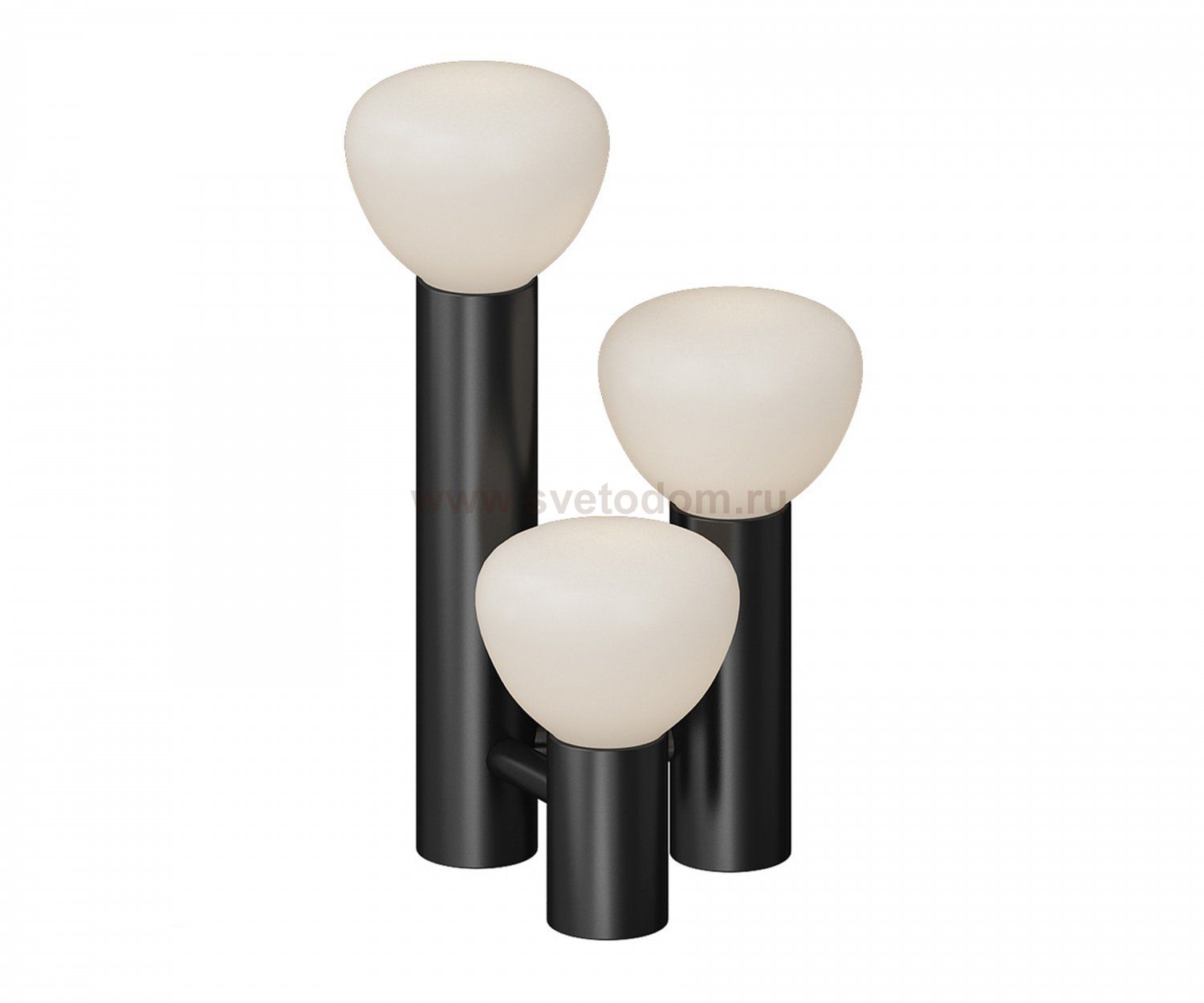 Kink Light 07722-T,19 Настольная лампа Риволи черный d25 h42 G9 3*5W