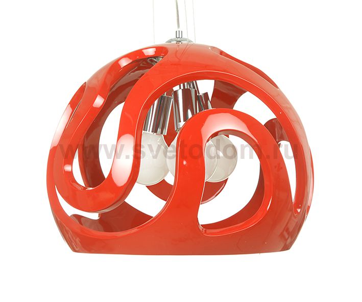 Подвес МАСКА красный H-100 D-40 Е27 3*60w (лампами не комплектуется) Kink light 7738,06