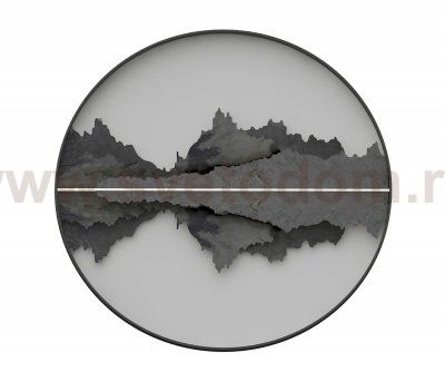 Kink Light 07829-100,19 Светильник диммируемый Палатин черный d100 h4 Led 130W (3000K-6000K) с пультом ДУ