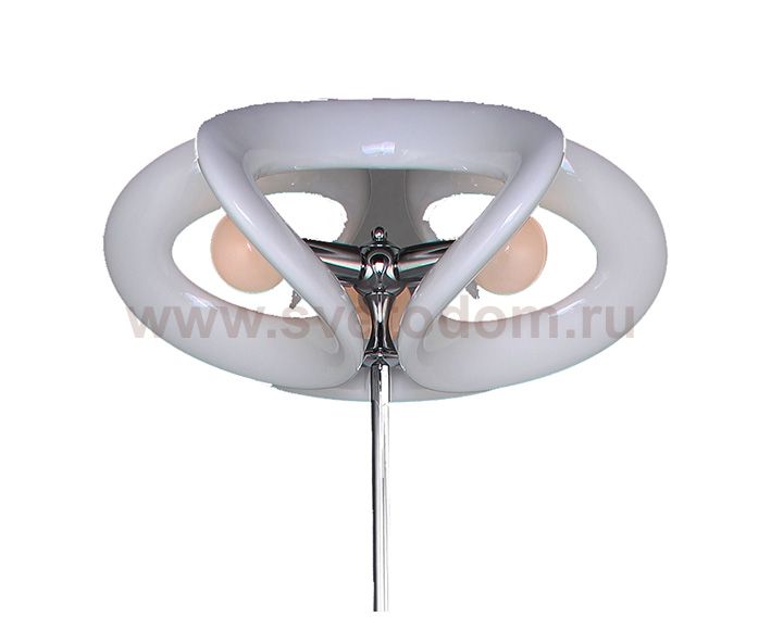 Торшер УЗЕЛ белый h-180 d-55 E27 3*40w Kink light 07829T,01