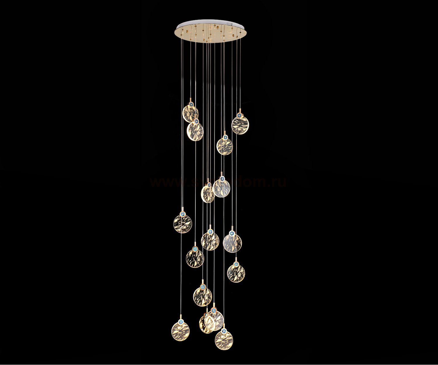 Kink Light 07857-15A,33 Подвес Викси золото Led 45W (3000K)