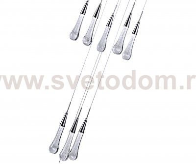 07861-18A,02 Подвес Гутта хром d50 h300 Led 54W (4000k) Kink light