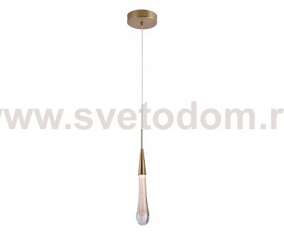 Kink Light 07861-1A,36 Подвес Гутта латунь d10 h200 Led 3W (3000k)