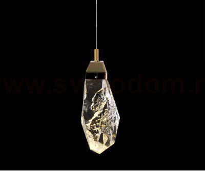 Kink Light 07862-1A,36 Подвес Джина латунь d10 h200 Led 3W (3000K)
