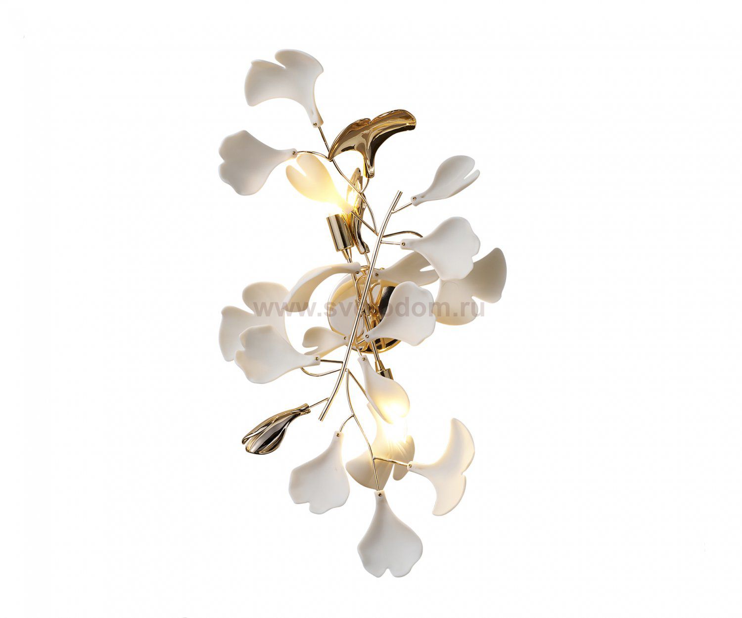 Kink Light 07868-2,33 Настенный светильник Сири золото w60*38*18 G9 2*5W  (Led лампы в комплекте)