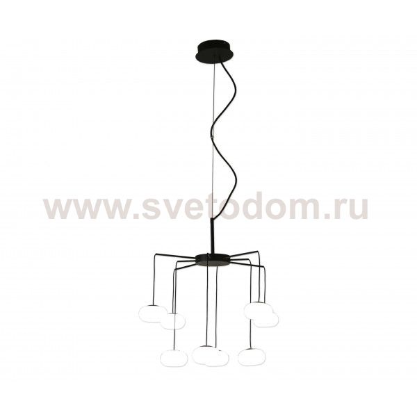 Подвесной светильник МОНИК черный d55 h120-150 Led 24W Kink light 07870-8A,19