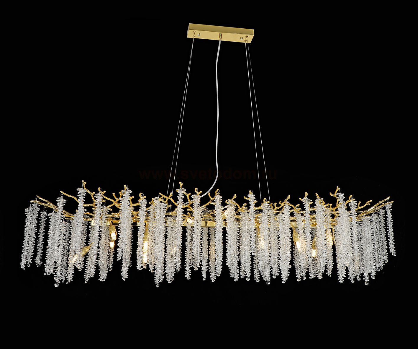 Kink Light 07871-150LD,33 Люстра Шанти золото