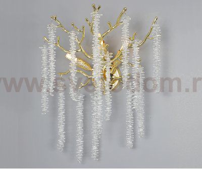 Kink Light 07871D,33 Светильник Шанти золото w40*15  h50 G9 3*7W