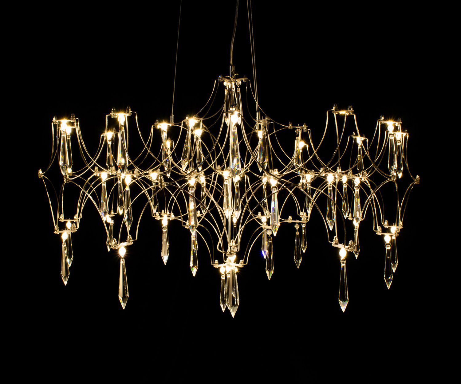 Kink Light 07882-63,33(21) Люстра диммируемая Галанта золото d63 h144 Led 36*0,5W (3000-6000K) с пультом ДУ