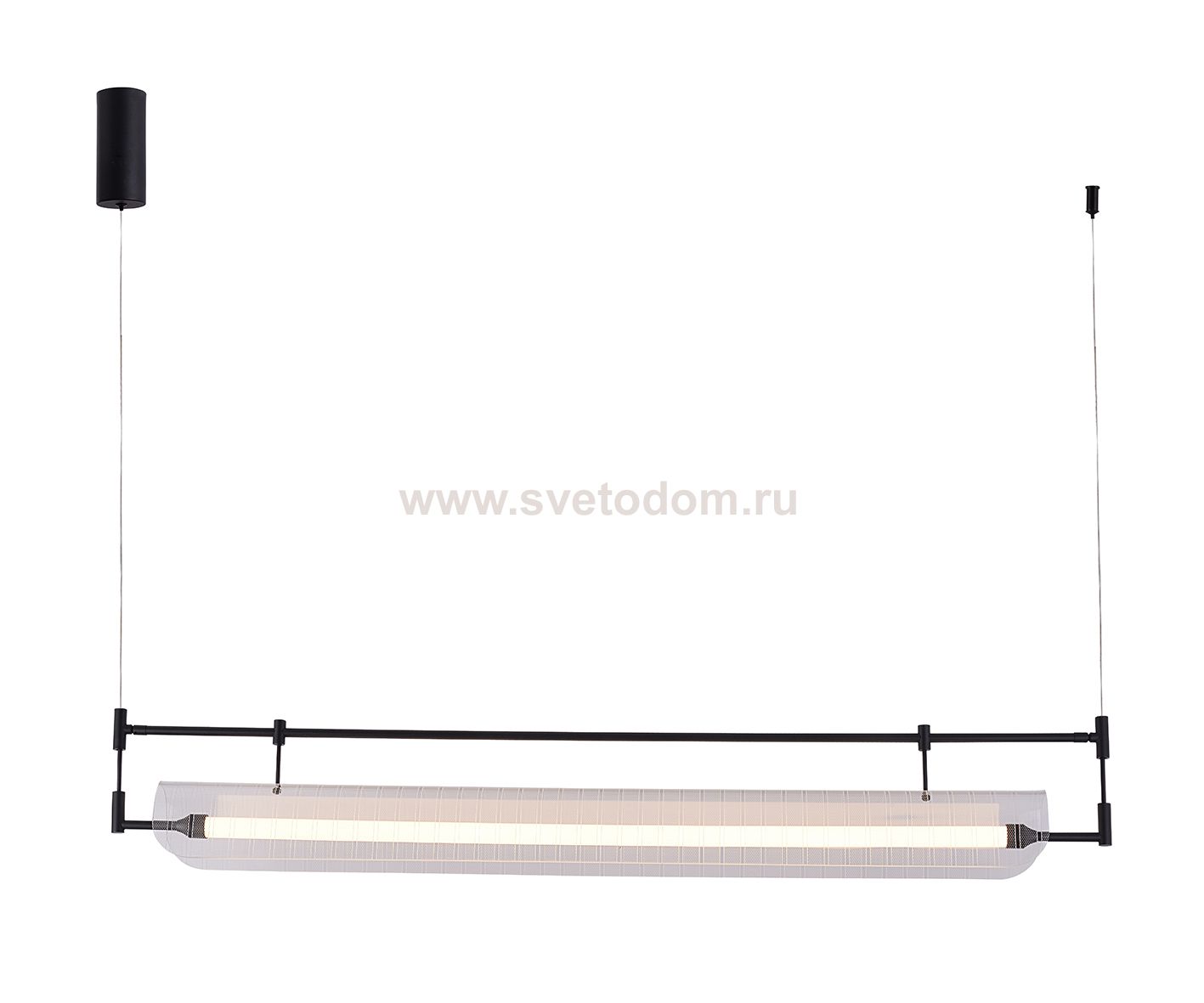 Kink Light 08021-120P,19 Подвес Аника черный w120*10 h150 Led 25W (3000K)