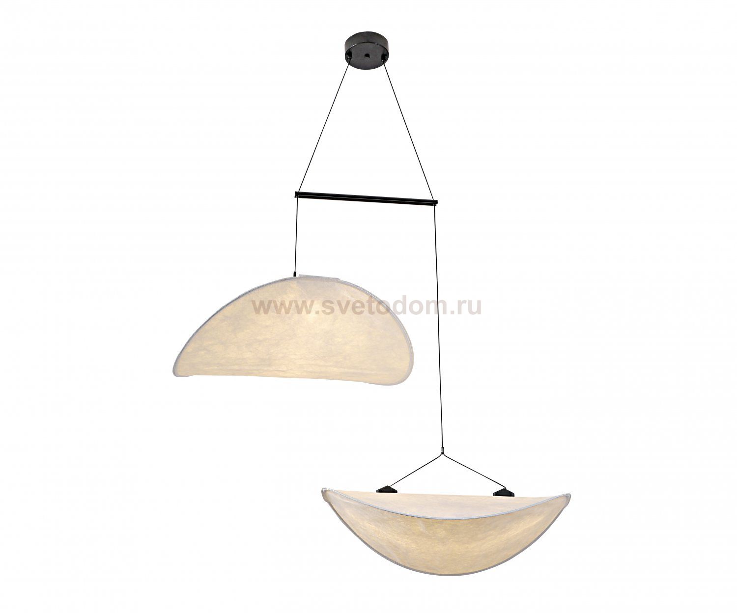 Kink Light 08022-60+60,01 Подвес Брами белый d60+60 h120 Led 36W (3000K)