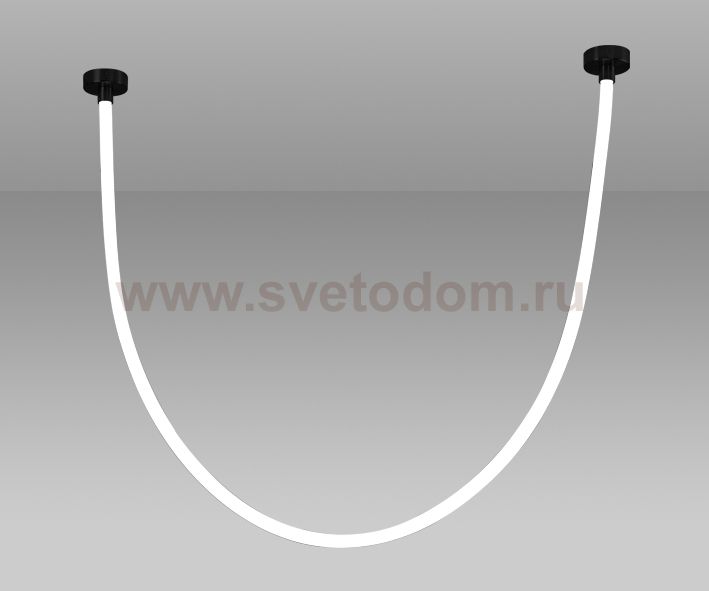 Kink Light 08031-200,19 Подвес Венди черный L200 d2,2 Led 48w (4000K)