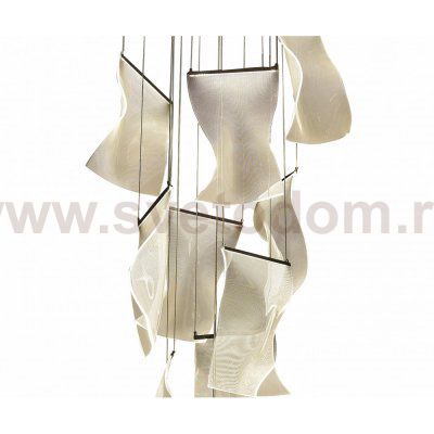 08035-10A,02 Подвес Лиора хром d65 h300 Led 10*10W (4000К) Kink light