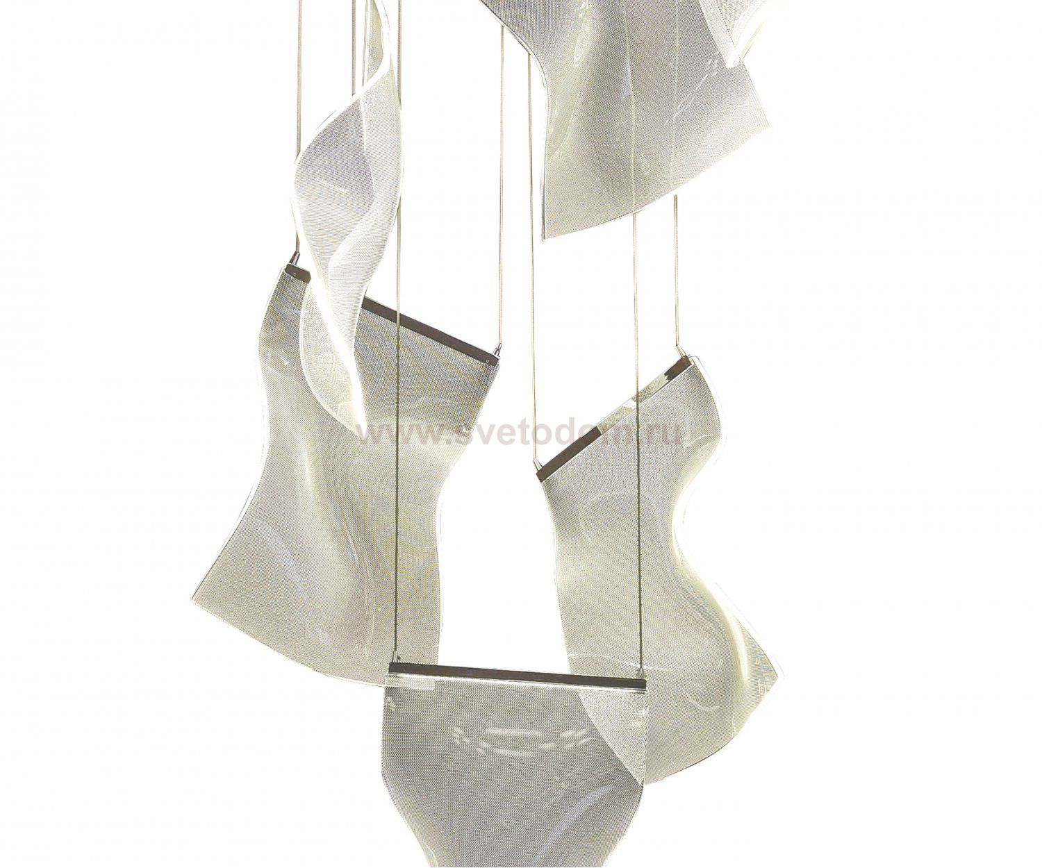 Подвесной светильник 08035-6A,02 Лиора хром d55 h300 Led 6*10W (4000К) Kink light