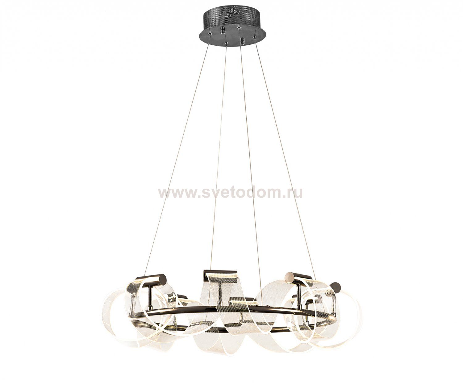 Kink Light 08037-70,29 Подвес Ранни черный жемчуг d70 h150 Led 8*10W (4000K)