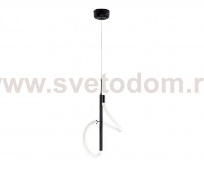 Kink Light 08040K-1A,19(4000K) Подвес Далия черный d30 h120 Led 24W (4000К)
