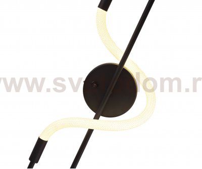 Kink Light 08040K-L,19 Настенный светильник Далия черный w23*9 h59 Led 15W (4000K)