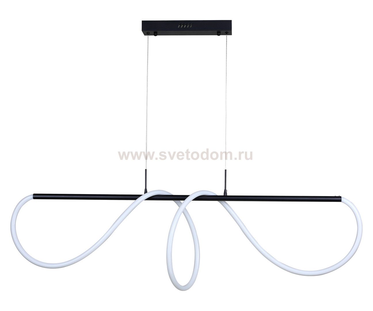 Kink Light 08041,19(4000K) Подвес диммируемый Далия черный w135*20 h150 Led 72W (4000К) с пультом ДУ