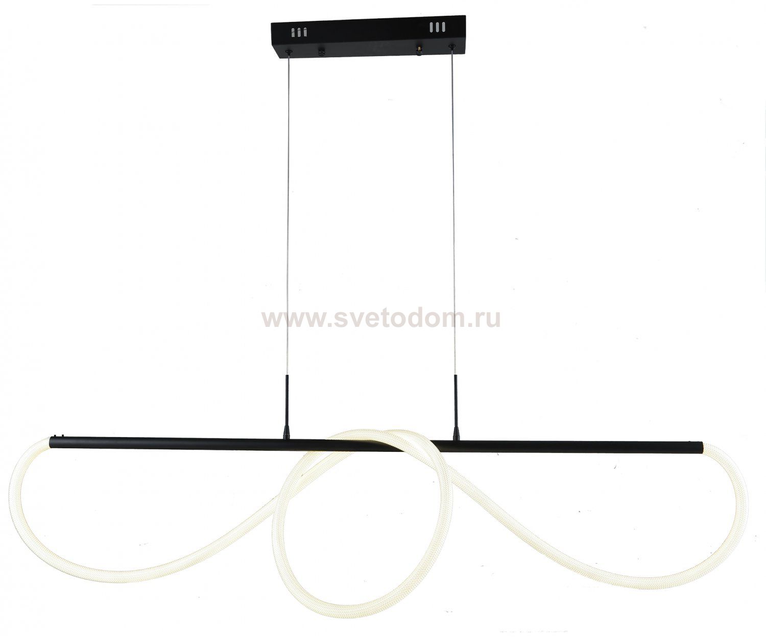 Kink Light 08041K,19(4000K) Подвес диммируемый Далия черный w135*20 h150 Led 72W (4000К) с пультом ДУ